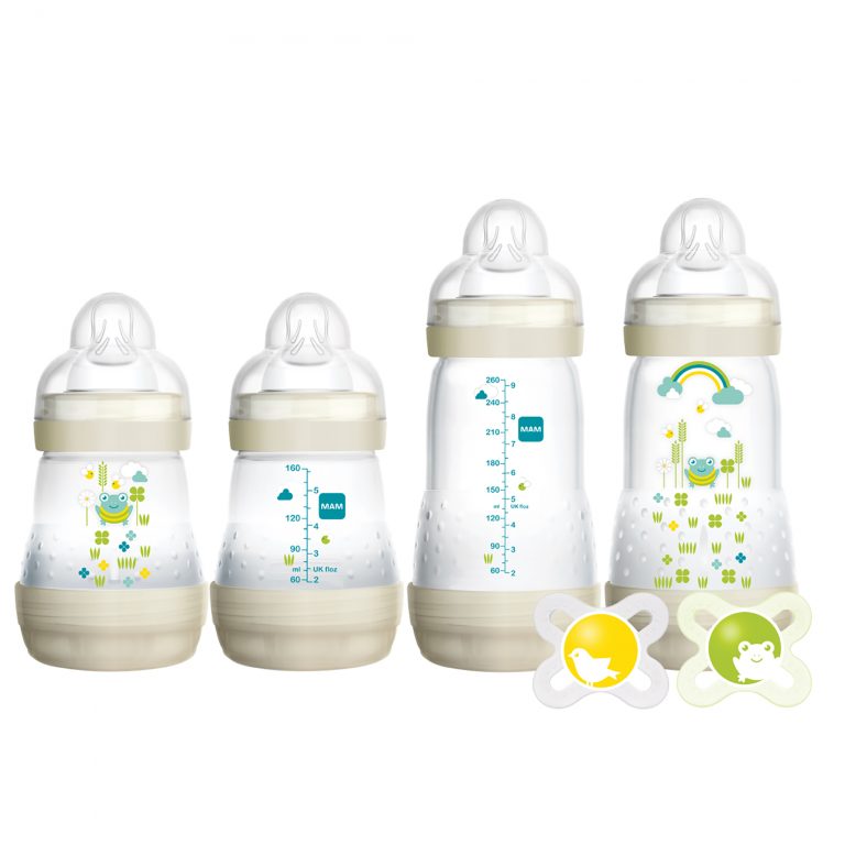 Biberones para bebés amamantados, set 'Feed & Soothe