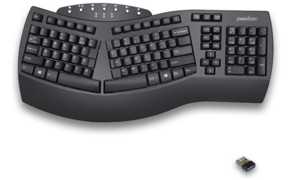 Teclado Ergonómico Dividido Bluetooth Marca Perixx