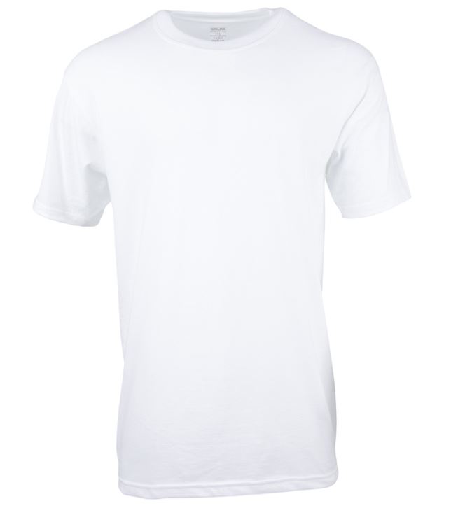 6 Playeras blancas Talla M Marca Kirkland Signature Segunda que Barato