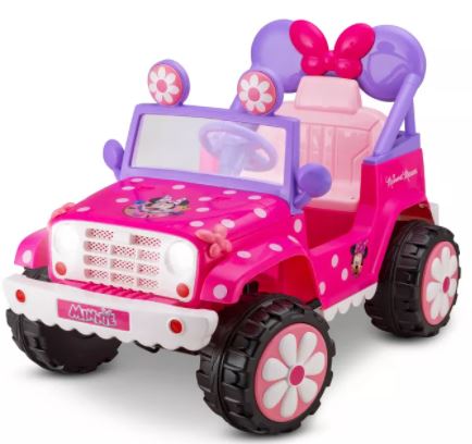 Carro para nina de la Minnie mouse 6V Marca Ride On Segunda que Barato