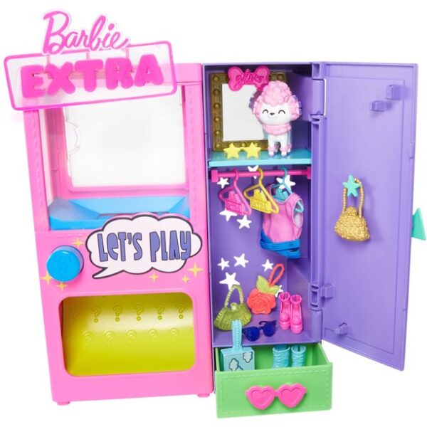 Set de accesorios Barbie Extra Surprise Fashion Closet con mascota