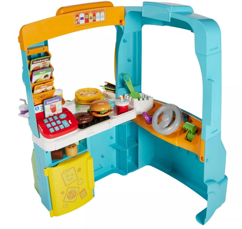 Divertido camion de comida para reir y aprender marca Fisher Price. Segunda que Barato