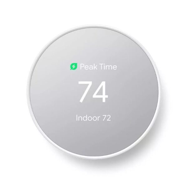 Termostato inteligente, blanco de Google Nest Snow