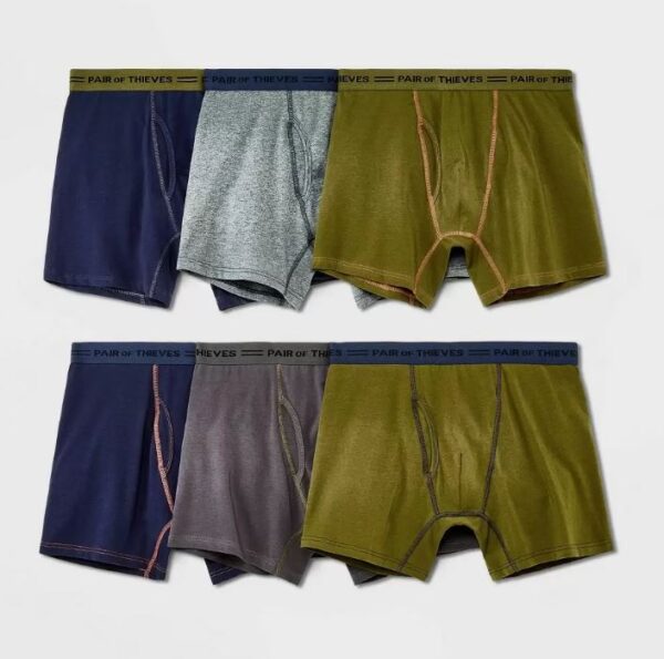 Paquete de 6 Boxer para hombre Talla M, colores variados - Pair of Thieves