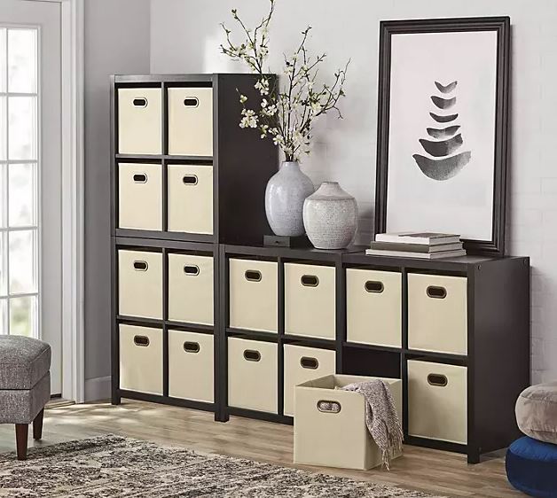 Mueble organizador de 9 cubos marca Mainstays – Segunda que Barato