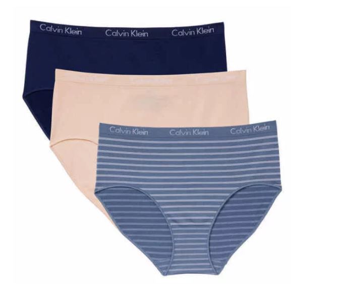 Paquete de 3 calzones brief para mujer Talla L marca Calvin Klein Segunda que Barato