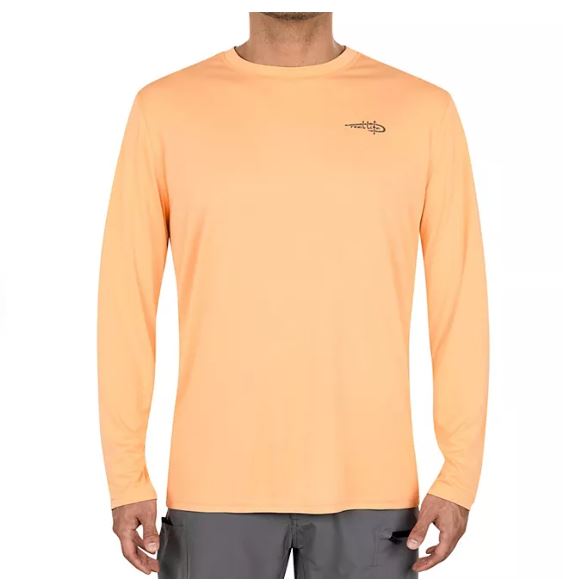 Camiseta UV de manga larga para hombre Talla XL, Naranja – Reel