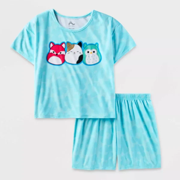 Conjunto de pijama para niña talla 7/8 - Squishmallows