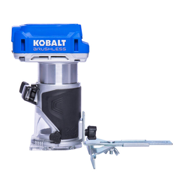 Fresadora fija inalámbrica sin escobillas de 1/4" de velocidad variable 24 V -Kobalt