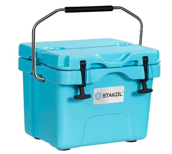 Hielera portátil para alimentos y bebidas de 16qt, color azul  -Costway