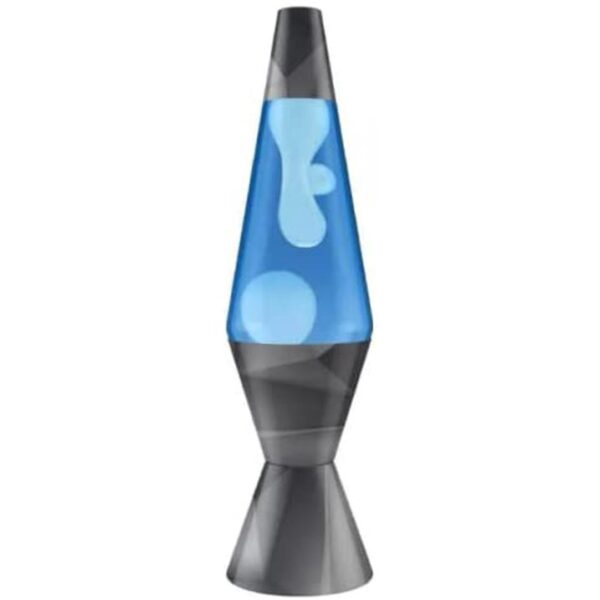 Lámpara de lava Monocromática de 14,5'' con lava azul, diseño clásico/vintage -Lavalamp