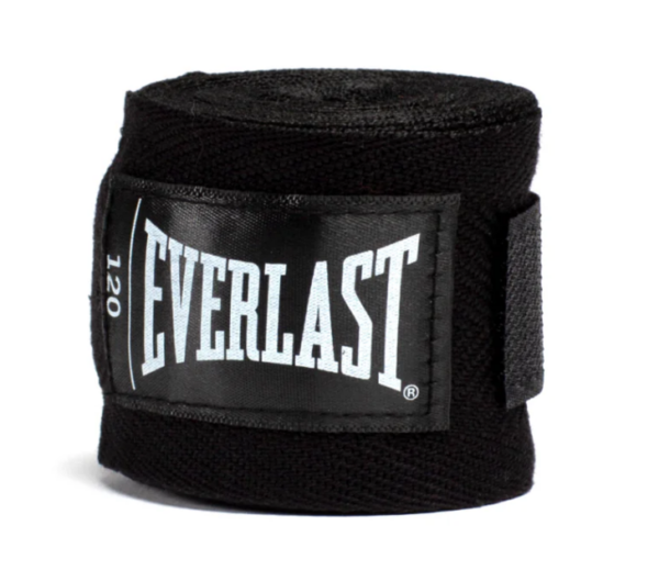 Vendas de mano para ejercicio de 120 pulgadas, Negras - Everlast