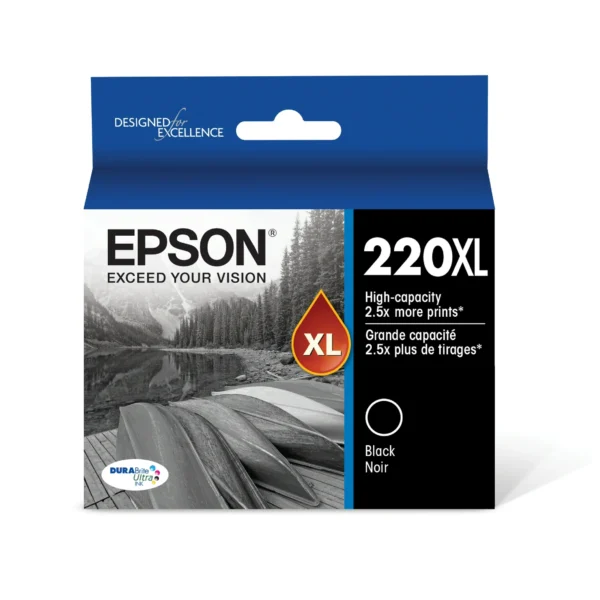 Cartucho de Tinta Negra de Alta Capacidad 220XL - Epson