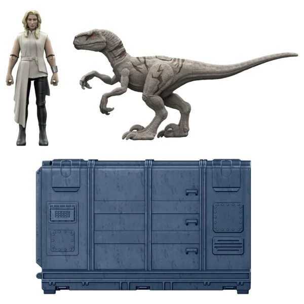 Juguete figura de accion de Dinosaurio con paquete Rampage - Jurassic World