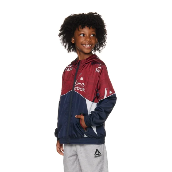 Chaqueta para niños con cremallera talla 4/5 marca Reebok