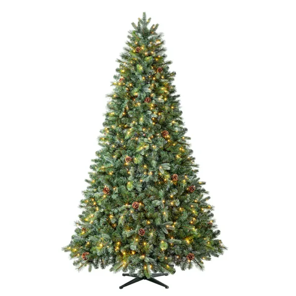 Árbol de Navidad Westwood de 7,5 pies con 650 microluces LED cálidas  -Home Accents Holiday