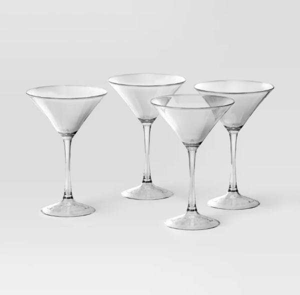 Juego de 4 copas de cóctel para martini de vidrio - Threshold™