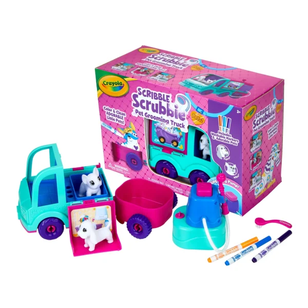 Kit de Camión de juguete de Scribble Scrubble Scrubbie para niños - Crayola