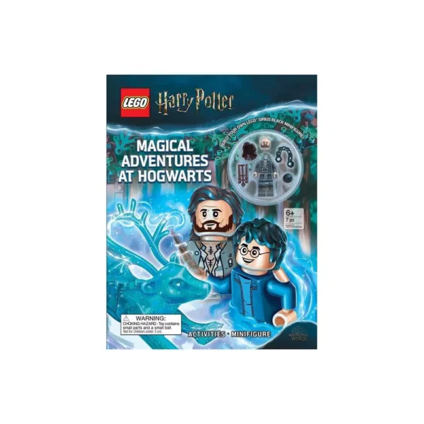 Libro de actividades con minifigura de ¨Mágicas Aventuras en Hogwarts ¨ (en inglés)