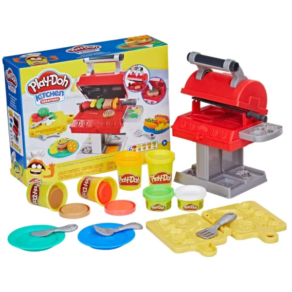 Juego de parrilla de juguete con plastilina - Play-Doh