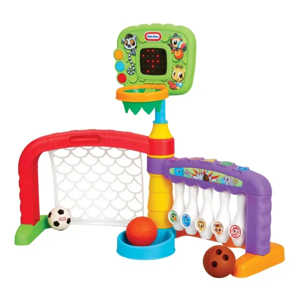 Zona deportiva 3 en 1 para aprender y jugar de Little Tikes