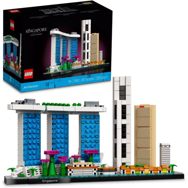 Juego de construcción LEGO de la Arquitectura de Singapur - LEGO