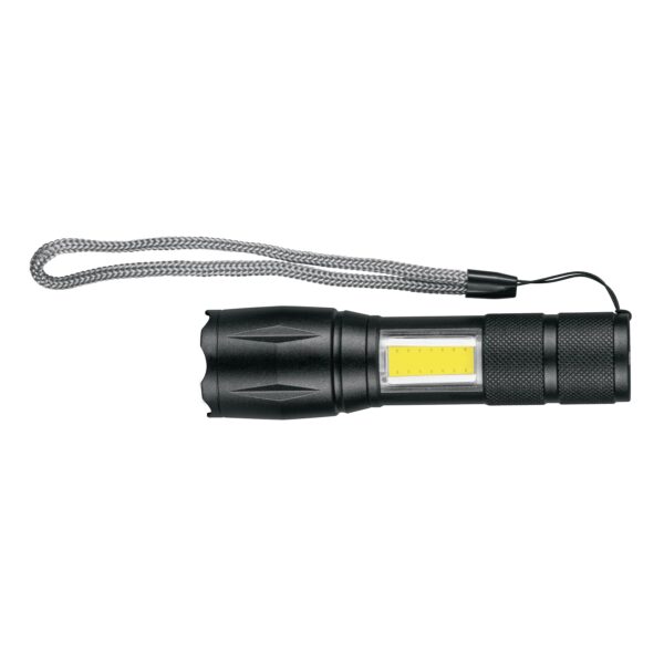 Linterna recargable de 1 LED 270 lm con luz de emergencia - Truper