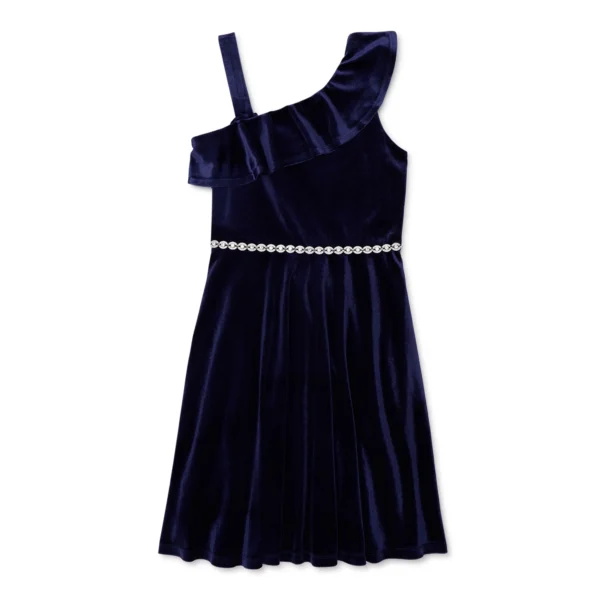 Vestido color azul marino para niña 6 marca Lots Of Love By Speechless