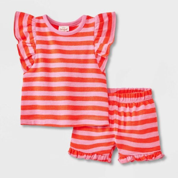 Conjunto de ropa para niña (2 piezas) talla 6-9 meses - Cat & Jack