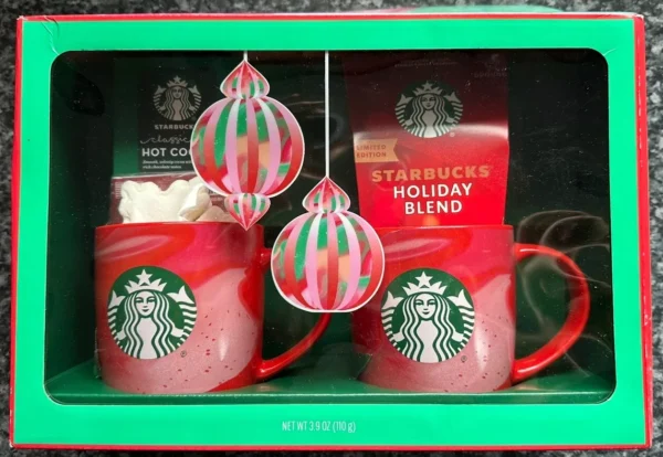 Set de regalo con 2 tazas 3.9oz de la marca Starbucks