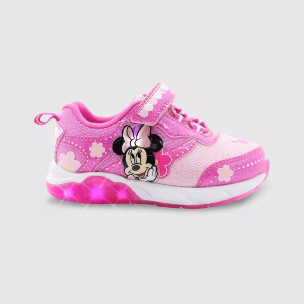 Tenis de Minnie Mouse color rosa para niña talla 11 - Disney