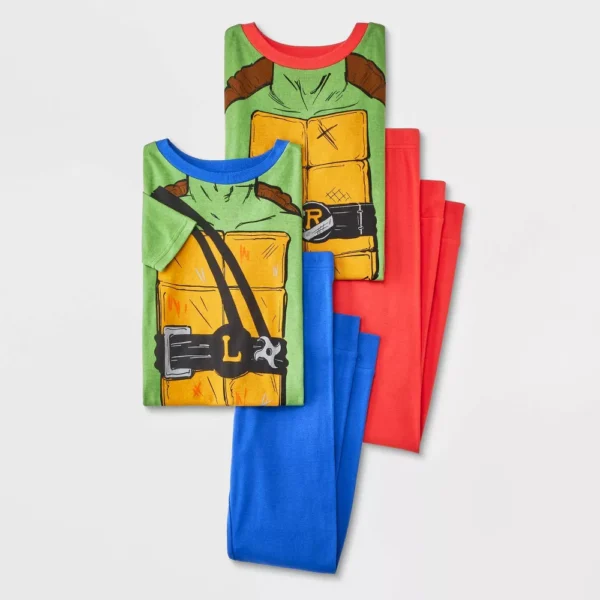 Conjunto de pijama de 4 piezas para niño talla 4 - TMNT