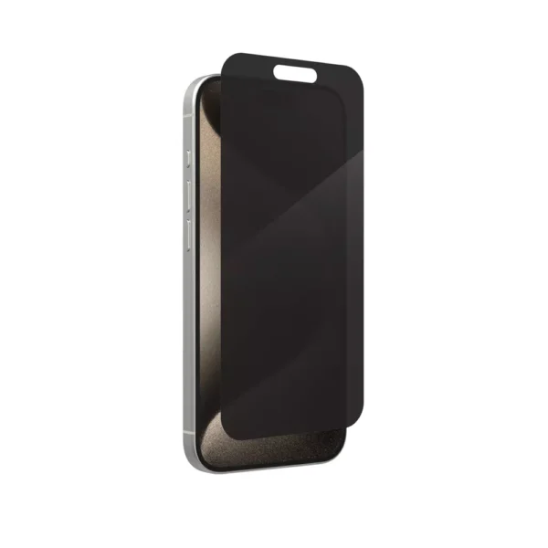 Protector de pantalla de privacidad Elite Glass ZAGG para iPhone 15 Pro de Apple