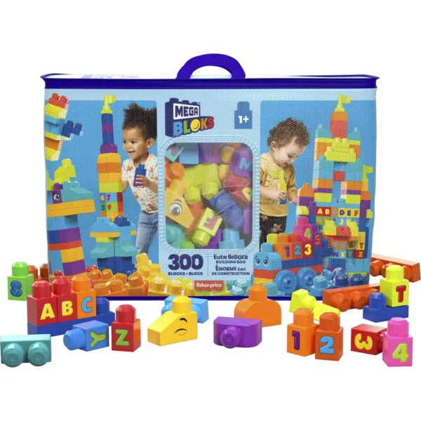 Juego de construcción con bloques para niños de 300 piezas - MEGA BLOKS