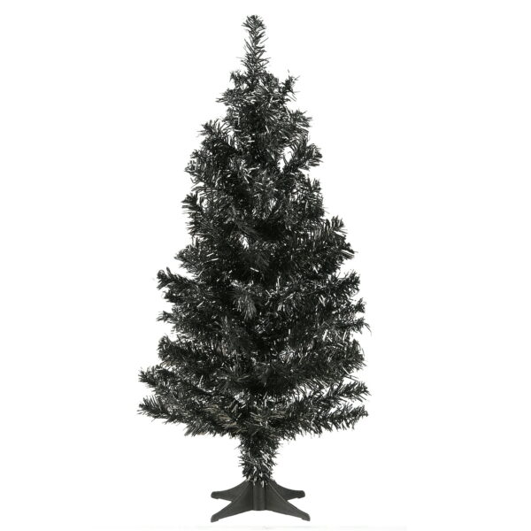 Árbol de Oropel negro de 2 pies con 85 ramas -National Tree Company