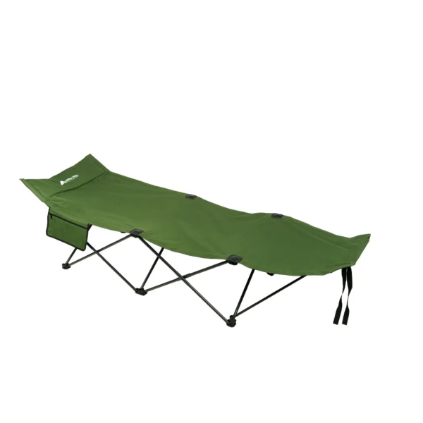 Cama plegable para camping color verde 80,2"x 30,2"x 23,5" -Ozark Trail