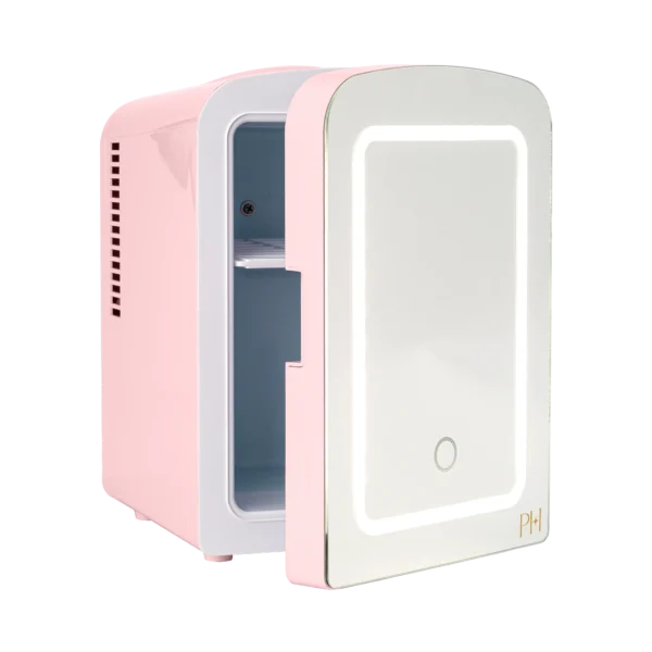 Mini refrigerador con espejo color rosa -Paris Hilton