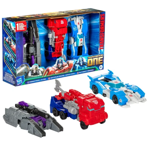 Paquete de 3 juguetes de Transformers One Iacon Race